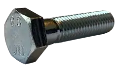 M12-1.75 X 130mm Hex Head Cap Screws Class 8.8 Steel Zinc Plated Partially Threaded (25 / Pkg.) Free Returns