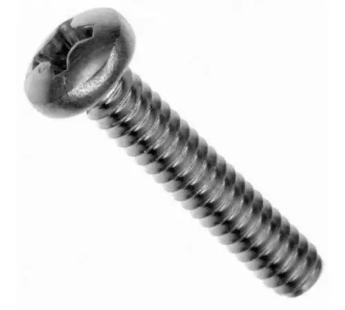 6-32 X 3/8" Machine Screws Round Head Combination Drive Steel Zinc Plated (10000/Pkg.) Low Price