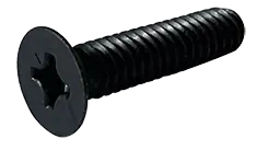 10-32 X 5/16" Machine Screws Flat Head Phillips Drive 18/8 Stainless Steel Black Oxide (2000/Pkg.) Last Chance