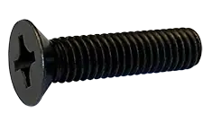 Direct From Factory M3-0.5 X 18mm Machine Screws Flat Head Phillips Drive Steel Black Oxide (3000/Pkg.)