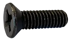 6-32 X 2" Machine Screws Flat Head Phillips Drive Steel Zinc Black (4000/Pkg.) One Day Deal