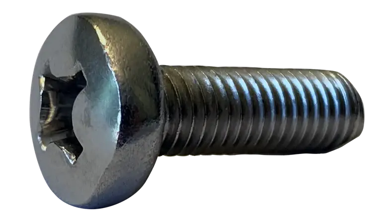 Cheap 6-32 X 5/16" Machine Screws Pan Head Phillips Drive 18/8 Stainless Steel Black Oxide (2000/Pkg.)