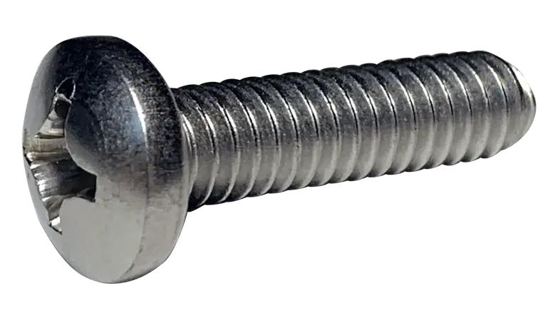 10-24 X 1" Machine Screws Pan Head Phillips Drive 410 Stainless Steel (2000/Pkg.) While Supplies Last