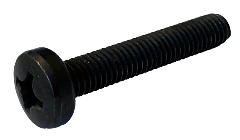 Buy Direct 5/16"-18 X 2-1/2" Machine Screws Pan Head Phillips Drive Steel Black Oxide (600/Pkg.)