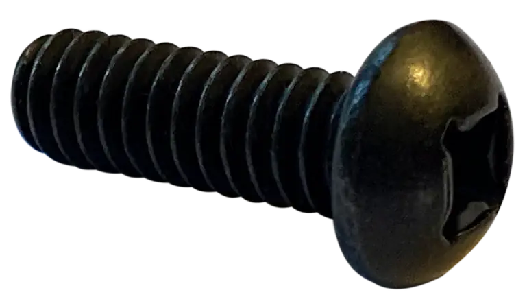One Day Deal 1/4"-20 X 3/4" Machine Screws Round Head Phillips Drive Steel Black Zinc (3000/Pkg.)