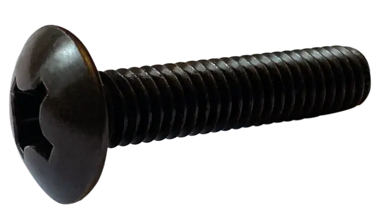 Factory Price 1/4"-20 X 1-1/2" Machine Screws Truss Head Phillips Drive Steel Black Zinc (1250/Pkg.)