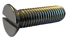 3/8"-16 X 4" Machine Screws Flat Head Slotted Drive 18/8 Stainless Steel (100/Pkg.) Instant Buy
