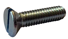 Buy Online 1/4"-20 X 2-3/4" Machine Screws Flat Head Slotted Drive Steel Zinc Plated (100/Pkg.)