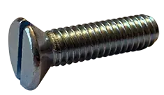 6-32 X 5/16" Machine Screws Flat Head Slotted Drive Steel Zinc Plated (10000/Pkg.) Professional Grade