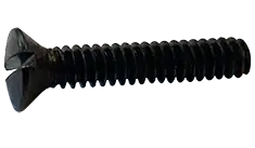 Seasonal Sale 8-32 X 1/2" Machine Screws Oval Head Slotted Drive Steel Black Oxide (10000/Pkg.)