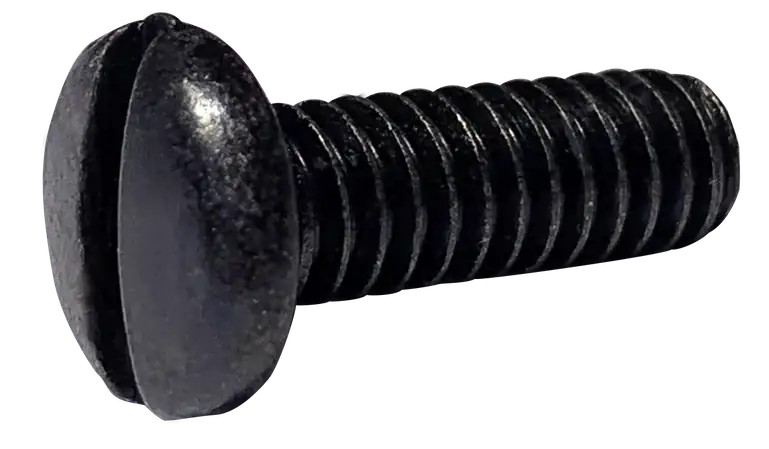 3-48 X 1/4" Machine Screws Pan Head Slotted Drive Steel Black Zinc (10000/Pkg.) Brand New