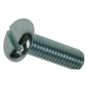 Free Returns M4-0.7 X 30mm Machine Screws Pan Head Slotted Drive Steel Zinc Plated (5800/Pkg.)