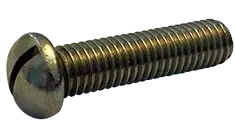 3/8"-16 X 1" Machine Screws Round Head Slotted Drive 18/8 Stainless Steel (300/Pkg.) Price Cut