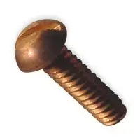 One Day Deal 5/16"-18 X 2-1/2" Machine Screws Round Head Slotted Drive Silicon Bronze (25/Pkg.)