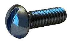 One Day Deal 5/16"-18 X 1/2" Machine Screws Round Head Slotted Drive Steel Zinc Plated (2000/Pkg.)