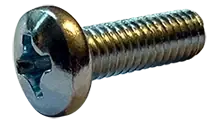 M6-1 X 55mm Machine Screws Pan Head Phillips Drive Steel Zinc Plated (600/Pkg.) Hot Deal