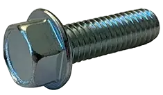 Bargain 10-24 X 2-1/2" Machine Screws Indented Hex Washer Head Steel Zinc Plated (1500/Pkg.)