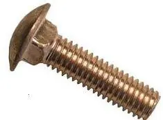 Fast Shipping 5/8-11 X 6-1/2" Carriage Bolts Grade 8 Steel Zinc Yellow (60 / Pkg.)