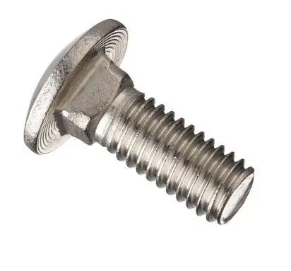 3/8-16 X 5" Carriage Bolts 18/8 Stainless Steel (100 / Pkg.) Same Day Shipping