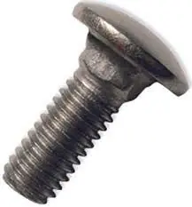 1/2-13 X 15" Carriage Bolts A307 Grade A Hot Dipped Galvanized Steel (1 / Pkg.) Fast Shipping
