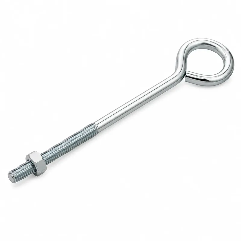 Grab Now 1/4"-20 X 2" Eye Bolts With Nut, Standard Wire 18/8 Stainless Steel (10 / Pkg.)