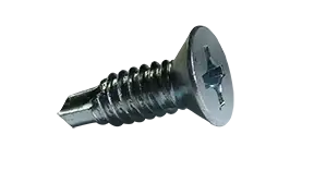 Same Day Shipping 6-20 X 2-1/4" Self-Drilling Screws Flat Head Phillips Drive Point Type 2 Steel Zinc Plated (3000/Pkg.)