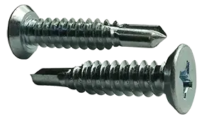 10-16 X 1/2" Self-Drilling Screws Flat Undercut Head Phillips Drive Point Type 2 Steel Zinc Plated (10000/Pkg.) Professional Grade