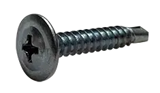 Secure Checkout 10-16 X 2-1/2" Self-Drilling Screws Modified Truss Head Phillips Drive Point Type 3 Steel Zinc Plated (1500/Pkg.)