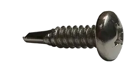 6-20 X 5/8" Self-Drilling Screws Pan Head Phillips Drive Point Type 2 410 Stainless Steel (5000/Pkg.) Fan Favorite