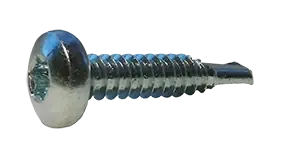 Best Price 6-20 X 1" Self-Drilling Screws Pan Head Six Lobe Drive Point Type 2 Steel Zinc Plated (10000/Pkg.)