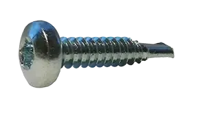 Price Drop 10-16 X 5/8" Self-Drilling Screws Pan Head Six Lobe Drive Point Type 3 Steel Zinc Plated (8000/Pkg.)
