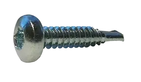 Markdown 8-18 X 1/2" Self-Drilling Screws Pan Head Six Lobe Drive 410 Stainless Steel (4500/Pkg.)