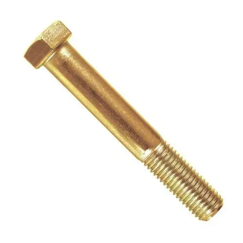 Discount 1/4-20 X 3" Hex Head Cap Screws Brass Partially Threaded (25 / Pkg.)