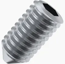 Express Delivery 6-32 X 5/16" Cone Point Socket Set Screws 18/8 Stainless Steel (100 / Pkg.)