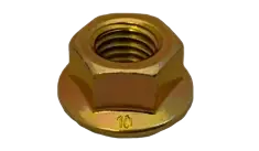 While Supplies Last M12-1.75 Flange Nuts Class 8 Steel Zinc Yellow (500 / Pkg.)
