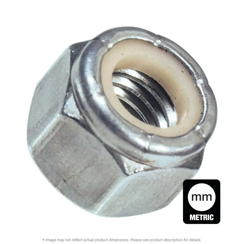 New Release 6-32 Lock Nuts Nylon Insert Machine Screw Pattern Thin Height 316 Stainless Steel (100 / Pkg.)