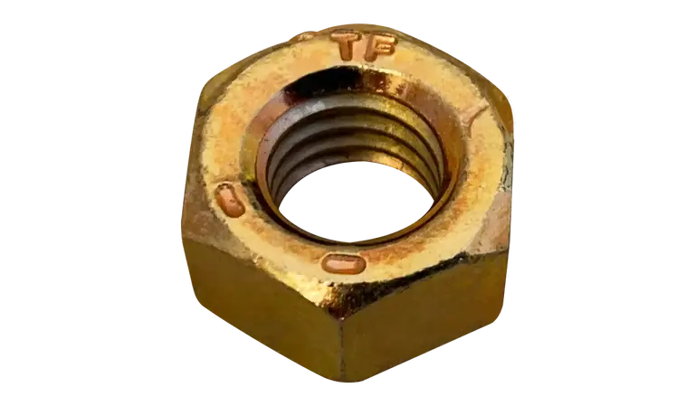 1/2"-13 Hex Nuts USS Coarse Thread Grade 8 Steel Zinc Yellow USA Made (1300 / Pkg.) Top Rated