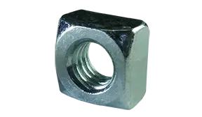 Must Have 1" 1/8"-7 Square Nuts Steel Zinc Plated (30 / Pkg.)