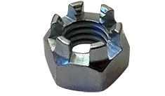 1"-14 Castle Nuts Steel Zinc Plated (50 / Pkg.) Trusted Brand