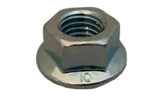 One Day Deal M10-1.5 Flange Nuts Class 10 Steel Zinc Plated DIN 6923 (1000 / Pkg.)