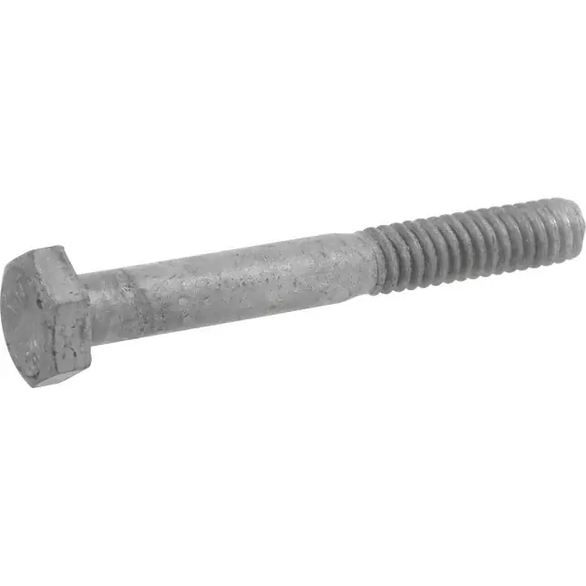 Super Sale 5/8-11 X 4" Hex Tap Bolts Steel Hot-Dip Galvanized Fully Threaded (90 / Pkg.)