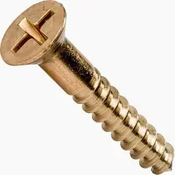 12 X 1-1/4" Wood Screws Frearson Drive Flat Head Silicon Bronze (50 / Pkg.) While Supplies Last