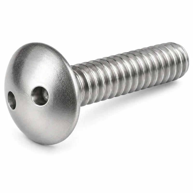 New Arrival 10-32 X 1" Tamper Resistant Machine Screws Oval Head Spanner Drive 18/8 Stainless Steel (100 / Pkg.)