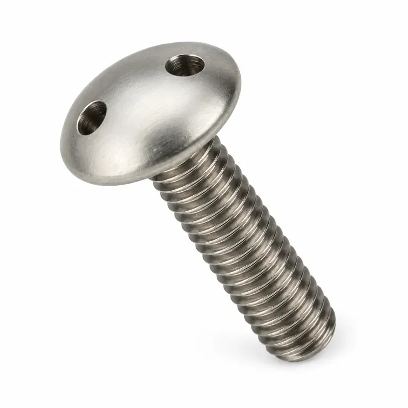 Secure Checkout 1/4-20 X 1-1/2" Tamper Resistant Machine Screws Truss Head Spanner Drive 18/8 Stainless Steel (100 / Pkg.)