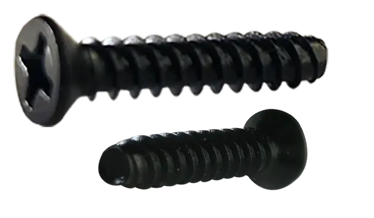 [10000 BULK] Thread Rolling Screws Phillips Flat Head Steel Black Oxide Tri-Lobe 48-2 6-19 X 3/4 Plastite Screws Alternative Authentic