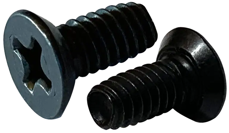 [10000 BULK] Thread Rolling Screws Phillips Flat Undercut Head Steel Black Oxide & Waxed Tri-Lobe 8-32 X 3/8 Taptite Screws Alternative Seasonal Sale