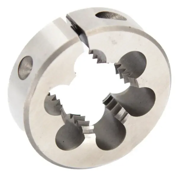 2-56 HSS Round Adjustable Die 13/16" OD Uncoated (Bright) DWTH1316-256 Time-Limited