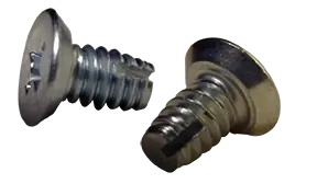 8-32 X 3/8" Type 1 Thread Cutting Screws Flat Undercut Head Phillips Drive Steel Zinc & Bake (10000 / Pkg.) Place Order