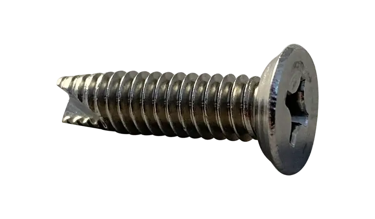 Fast Shipping 6-32 X 1/2" Type 23 Thread Cutting Screws Flat Undercut Head Phillips Drive Steel Zinc & Bake (10000 / Pkg.)