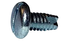 8-32 X 5/16" Type 23 Thread Cutting Screws Pan Head Slotted Drive Steel Zinc & Bake (10000 / Pkg.) Big Sale